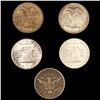 Image 2 : (5) Misc Half Dollars