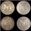 Image 2 : (4) Morgan Silver Dollars LIGHTLY CIRCULATED