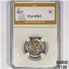 Image 1 : 1927 Buffalo Nickel PGA-MS63