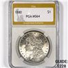 Image 1 : 1880 Morgan Silver Dollar PGA-MS64