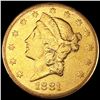 Image 1 : 1881-S $20 Gold Double Eagle UNCIRCULATED