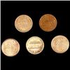 Image 2 : (5) Wheat Cents UNCIRCULATED