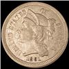 Image 1 : 1881 Nickel Three Cent NICELY CIRCULATED