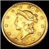 Image 1 : 1850s Rare Gold Dollar ABOUT UNCIRCULATED