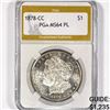 Image 1 : 1878-CC Morgan Silver Dollar PGA-MS64 PL