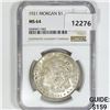 Image 1 : 1921 Morgan Silver Dollar NGC-MS64