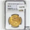 Image 1 : 1908 $20 Gold Double Eagle NGC-MS64 No Motto