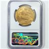 Image 2 : 1908 $20 Gold Double Eagle NGC-MS64 No Motto