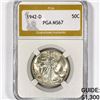 Image 1 : 1942-D Walking Liberty Half Dollar PGA-MS67