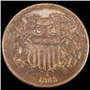 Image 1 : 1865 Two Cent Piece CLOSELY UNCIRCULATED