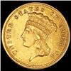Image 1 : 1854 $3 Gold Piece UNCIRCULATED