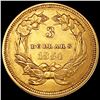 Image 2 : 1854 $3 Gold Piece UNCIRCULATED