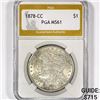 1878-CC Morgan Silver Dollar PGA-MS61