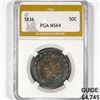 Image 1 : 1836 Capped Bust Half Dollar PGA-MS64