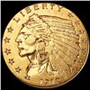 Image 1 : 1912 $2.50 Gold Quarter Eagle UNCIRCULATED