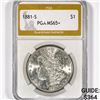 Image 1 : 1881-S Morgan Silver Dollar PGA-MS65+