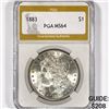 Image 1 : 1883 Morgan Silver Dollar PGA-MS64