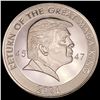 Image 1 : Donald Trump 1oz Silver Coin GEM PROOF