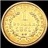 Image 2 : 1851 Rare Gold Dollar UNCIRCULATED
