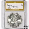 Image 1 : 1904-O Morgan Silver Dollar PGA-MS63