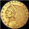 Image 1 : 1909 $2.50 Gold Quarter Eagle CLOSELY