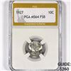 Image 1 : 1927 Mercury Silver Dime PGA-MS64 FSB
