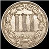 Image 2 : 1881 Nickel Three Cent CLOSELY UNCIRCULATED