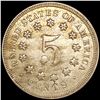 Image 2 : 1868 Shield Nickel CLOSELY UNCIRCULATED