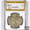 Image 1 : 1934-S Silver Peace Dollar PGA-AU53