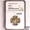 Image 1 : 1999 $10 Gold 1/4oz American Gold Eagle NGC-MS69