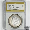 Image 1 : 1878 7TF Morgan Silver Dollar PGA-MS 60