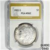 Image 1 : 1902-S Morgan Silver Dollar PGA-MS 62