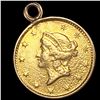 Image 1 : 1853 Rare Gold Dollar NEARLY UNCIRCULATED