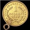Image 2 : 1853 Rare Gold Dollar NEARLY UNCIRCULATED