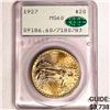Image 1 : 1927 CAC $20 Gold Double Eagle PCGS-MS60