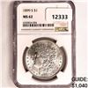 Image 1 : 1899-S Morgan Silver Dollar NGC-MS62