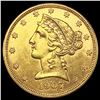 Image 1 : 1907-D $5 Gold Half Eagle UNCIRCULATED
