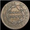 Image 2 : 1829 Classic Head Half Cent NICELY CIRCULATED
