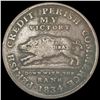 Image 2 : 1834 Hard Times Token NICELY CIRCULATED