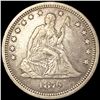 1876-CC Seated Liberty Quarter NEARLY
