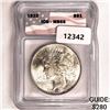 1922 Silver Peace Dollar ICG-MS65