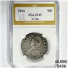 1826 Capped Bust Half Dollar PGA-XF 45 O-116A