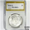 1878-CC Morgan Silver Dollar PGA-MS63+