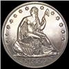 1853 Arws & Rays Seated Liberty Half Dollar UNC
