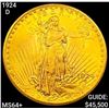 Image 1 : 1924-D $20 Gold Double Eagle CHOICE BU+