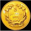 Image 2 : 1877 $3 Gold Piece UNCIRCULATED