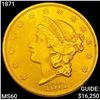 Image 1 : 1871 $20 Double Eagle UNCIRCULATED