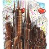 Image 2 : A Melting Pot of Chocolate...NYC (Yellow) by Fazzino, Charles