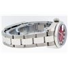 Image 5 : Rolex New Style Ladies Stainless Steel Red Vignette Diamond Quickset Datejust Wr
