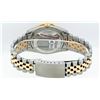 Image 6 : Rolex Mens 2 Tone Lugs MOP Emerald String Pyramid Diamond Datejust